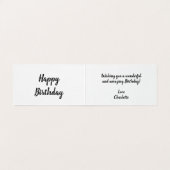 バルーン折り畳み誕生日カード (内部フラット)