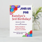 バルーン招待状 招待状 (スタンド正面)