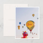 バルーン楽しいお祝いメモ ポストカード (正面/裏面)