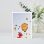 バルーン楽しいお祝いメモ ポストカード (スタンド正面)