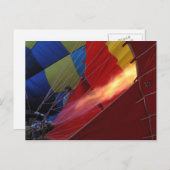 バルーン炎 – 熱気球フェスティバル ポストカード (正面/裏面)