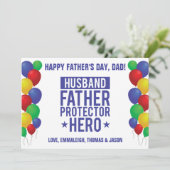 バルーン特別な父の日 シーズンカード (スタンド正面)