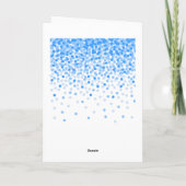 バルーン男の赤ちゃんシンプル誕生日パーソナライズされた カード (裏面)