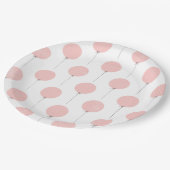 バルーン紙プレート – ピーチ ペーパープレート (アングル)