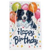 バルーン縁どと一緒に配置 ミディアムペーパーバッグ (正面)