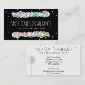 *~*バルーン虹のパーティーイベントプランナー 名刺 (正面/裏面)