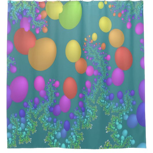 バルーン解放シャワーカーテン シャワーカーテン (正面)