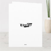 バルーン誕生日カード カード (裏面)