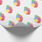 バルーン誕生日ベビーシャワーかわいいパーティー運命 ラッピングペーパー (角)