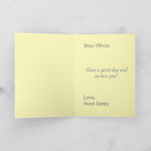 バルーン誕生日休日イベント記念日カスタム シーズンカード (内部)