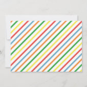 バルーン誕生日招待状クラシックパーティー 招待状 (裏面)