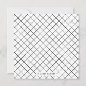 バルーン誕生日招待状 – オレンジ 招待状 (裏面)