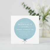 バルーン誕生日招待状 – 空 招待状 (スタンド正面)