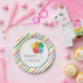 バルーン誕生日紙プレートパーティー供給 ペーパープレート (パーティー)