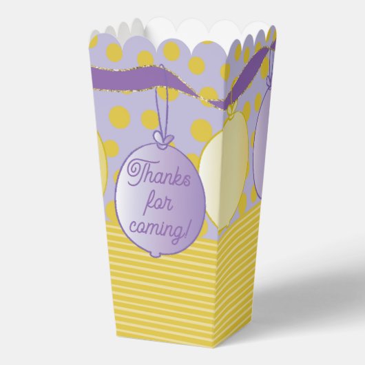 バルーン赤ちゃんシャワー フェイバーボックス (正面)