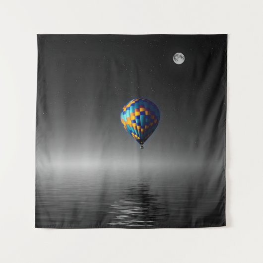 バルーン飛んでいる選択式ミニマル写真撮影 タペストリー (正面)