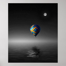 バルーン飛んでいる選択式ミニマル写真撮影 ポスター