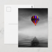 バルーン飛んでいる選択式ミニマル写真撮影 ポストカード (正面/裏面)