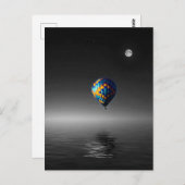 バルーン飛んでいる選択式ミニマル写真撮影 ポストカード (正面/裏面)