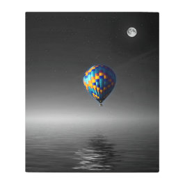 バルーン飛んでいる選択式ミニマル写真撮影 メタルプリント