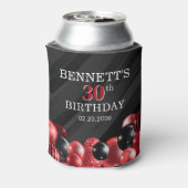 バルーン黒い赤 缶クーラー (缶裏面)