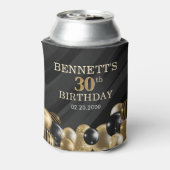 バルーン黒金ゴールド 缶クーラー (缶裏面)