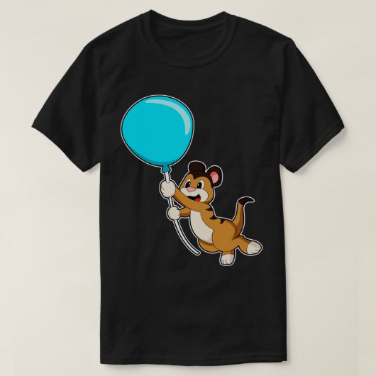 バルーン2付きメルカート Tシャツ (デザイン正面)