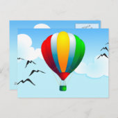 バルーン、はがき ポストカード (正面/裏面)