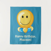 バルーン カスタム テキスト & カラー タペストリー (正面)