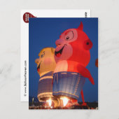 バルーン グロー ポストカード (正面/裏面)