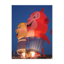 バルーン グロー ポストカード