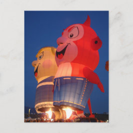 バルーン グロー ポストカード