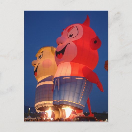 バルーン グロー ポストカード (正面)
