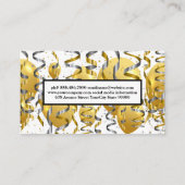 バルーン | コンフェッティ | カクテルの混合 名刺 (裏面)