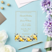 バルーン・デコレーション誕生日パーティー アクリル招待状 (インサイチュ (ウェディング))