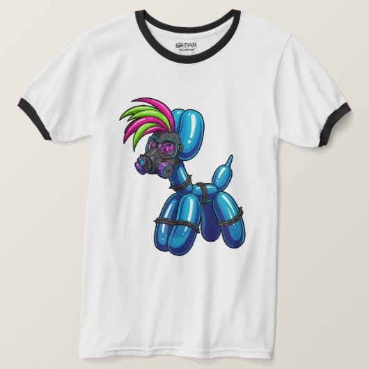 バルーン ドッグ リンガー Tシャツ (デザイン正面)