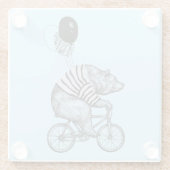 バルーン·バイシクル·ベア ガラスコースター (裏面)