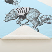 バルーン·バイシクル·ベア シェルパブランケット (3/4)