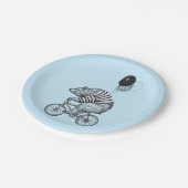 バルーン·バイシクル·ベア ペーパープレート (アングル)