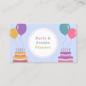 バルーン - パーティー & イベントプランナー 名刺 (正面)