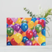 バルーン パーティー 招待状 (スタンド正面)