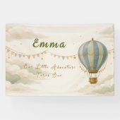 バルーン ファーストバースデー パーソナライズドバナー 横断幕 (横)