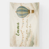 バルーン ファーストバースデー パーソナライズドバナー 横断幕 (縦)