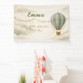 バルーン ファーストバースデー パーソナライズドバナー 横断幕 (インサイチュ)