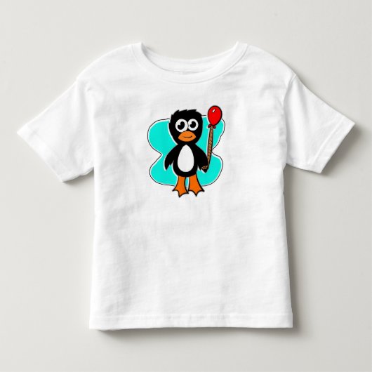 バルーン ペンギン トドラーTシャツ (正面)
