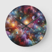 バルーン ラウンド壁時計 (正面)