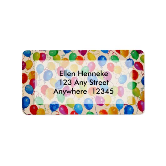 バルーン ラベル (正面)