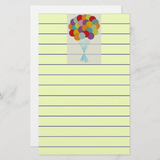 バルーン 便箋 (正面/裏面)