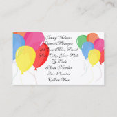 バルーン 名刺 (裏面)