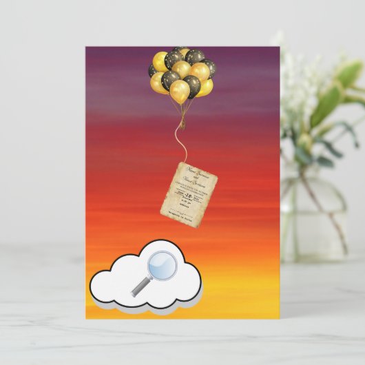 バルーン 招待状 (スタンド正面)